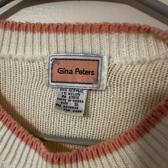 Vintage Cottage Style Knit Sweater Women’s Size Small - Picture 4 of 7